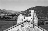 Lachau. - Le clocheton de la chapelle Notre-Dame de Calma, après le sinistre.