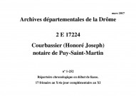 17 frimaire an X-6e jour complémentaire an XI