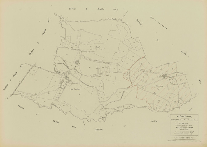 E4, Saint-Martin-des-Rosiers. 1941.