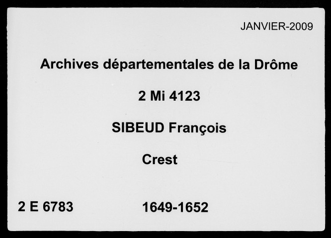 14 novembre 1649-19 mai 1652