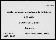 1er janvier 1632-1er janvier 1633