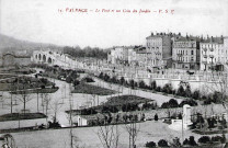 Le parc Jouvet et avenue Gambetta.