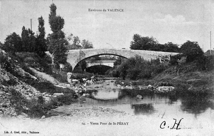 Le pont romain sur le Mialan.