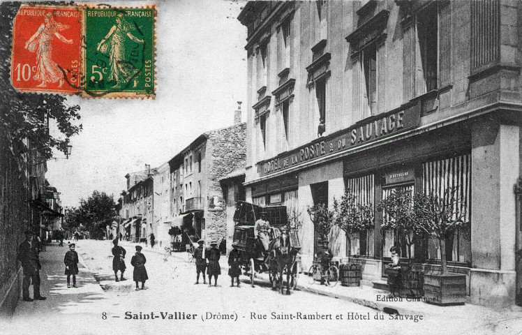 L'actuelle rue Jean Jaurès.