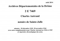 30 décembre 1542-30 novembre 1544