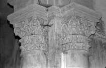 Anneyron. - Chapiteaux du chœur de l'église Notre-Dame.