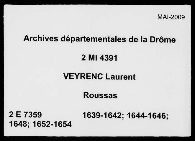 1er janvier-27 décembre 1639