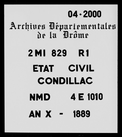 an X-1889