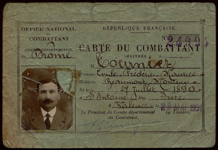 Tournier, Émile Frédéric Maurice