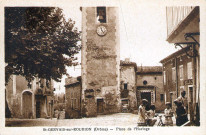 La tour de l'horloge (détruite).