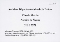 3 février 1572-8 janvier 1573