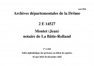 16 mai 1663-26 décembre 1665
