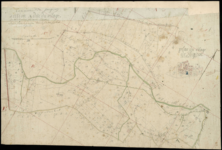 Section A1, Village (le). Village (agrandissement).