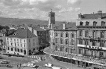 Valence.- Vue panoramique de la ville prise de l'Hôtel de la Croix d'Or.