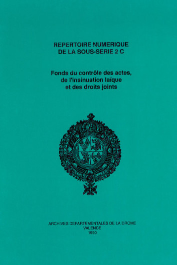 Répertoire numérique de la sous-série 2 C