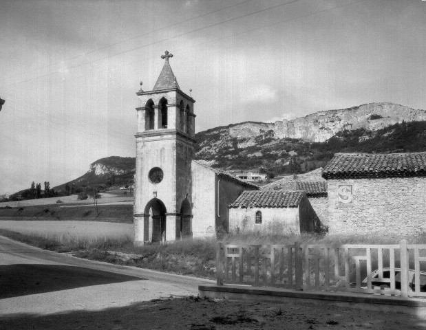 Souspierre.- L'église Saint-Sébastien.