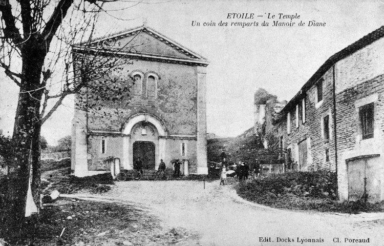 Étoile-sur-Rhône. - Le temple.