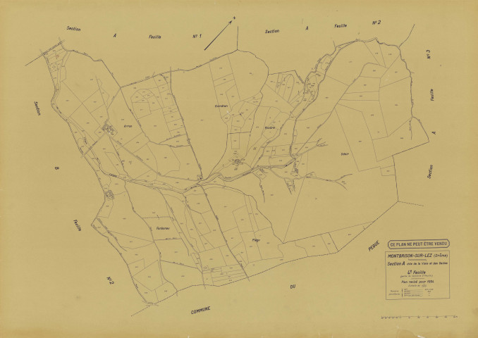A4, La Viale et Les Gailes. 1934.
