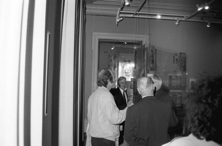 Dieulefit. - Assemblée générale d'HAD, visite de l'exposition Charles Combe.