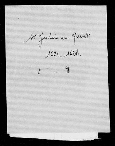 Baptêmes (1621-1645).