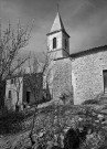 Le Pègue. - Le clocher de l'église Saint-Marcel ou Saint-Mayne.