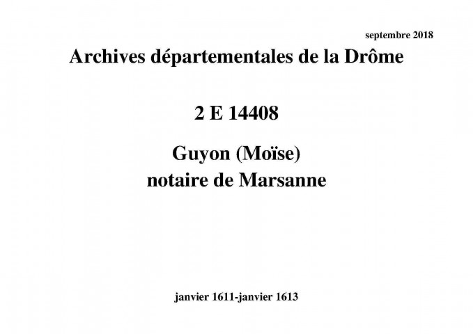 janvier 1611-janvier 1613