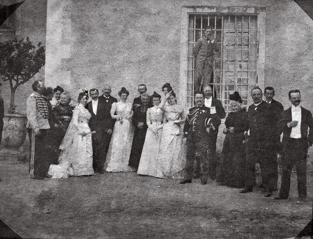 Peyrins. - Mariage au château de Sallmard.