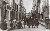 Bourg-de-Péage.- Personnages Grande Rue.