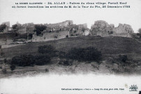 Les ruines du vieux village.