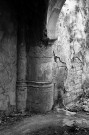 La Bâtie-Rolland.- Pilier nord sous la tribune de la chapelle Saint-Roch.