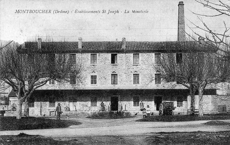 Montboucher-sur-Jabron.- L'ancienne minoterie Saint-Joseph.