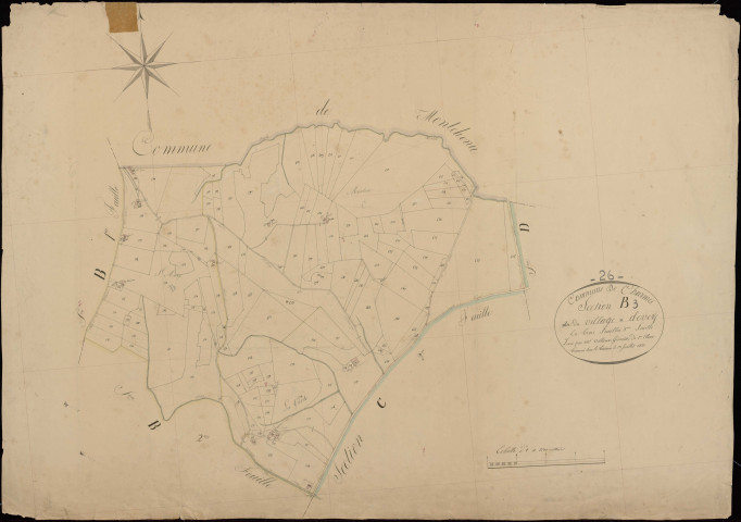 Section B3, Village (le) et Devès.