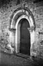 Rochebaudin. - Le porche de la chapelle du cimetière.