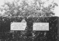 16. Brigade de Romans. Nature de la commémoration : stèle. Lieu : Romans, en bordure de la route nationale n°92, au point kilométrique 20,650. Nombre de victimes, fusillées : 2. Circonstances : résistants abattus par l'ennemi.