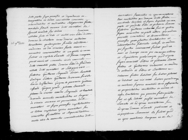 Transaction avec Jean et Pierre Romans.