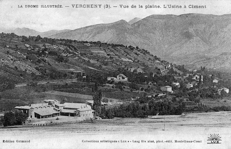 Vercheny.- Vue générale du village.