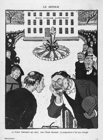 Caricature, extrait de "L'Assiette au Beurre".