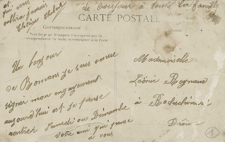 Casernement à Romans.