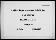 8 avril 1681-24 novembre 1683