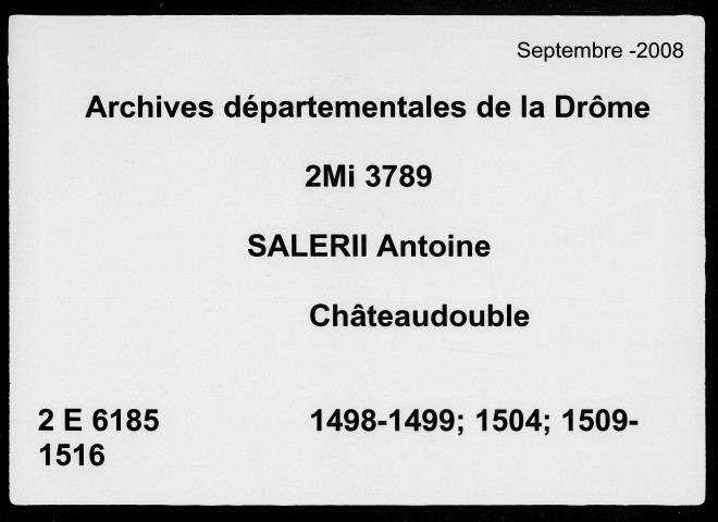 5 février 1498-25 novembre 1516