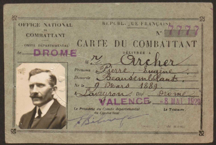 Archer, Pierre Eugène