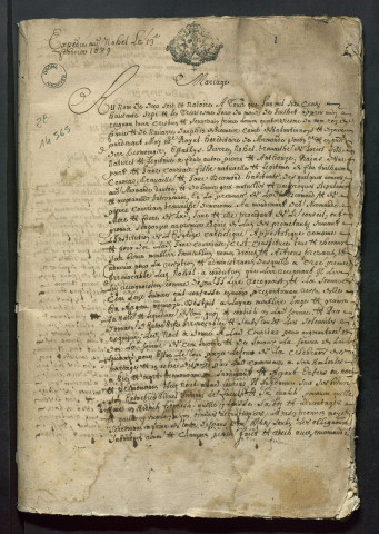 13 juillet 1687-27 mai 1692