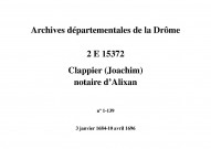 3 janvier 1684-10 avril 1696