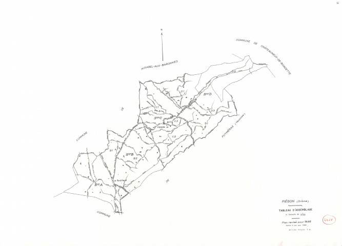 Tableau d'assemblage. 1986.