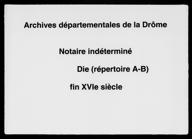 Répertoire du registre B d'un notaire indéterminé (6 octobre 1680-22 décembre 1682).