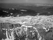 Bouvante.- Vue aérienne de la station de ski Font-d'Urle.