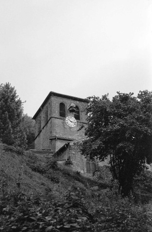 Moras-en-Valloire. - Le clocher de l'église Notre-Dame.