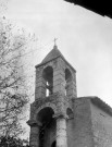 Saint-Benoît-en-Diois. - Le clocher de l'église Saint-Benoît.