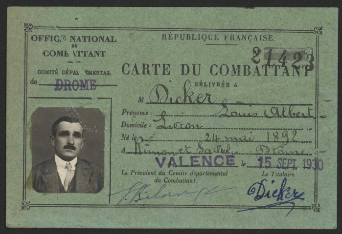 Dicker, Louis Albert