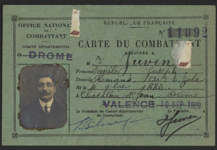 Juven, Émile Joseph